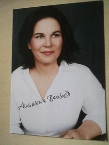 ANNALENA BAERBOCK - POLITIK - ORIG. AUTOGRAMMKARTE - SIGNED! - Bild 1 von 1