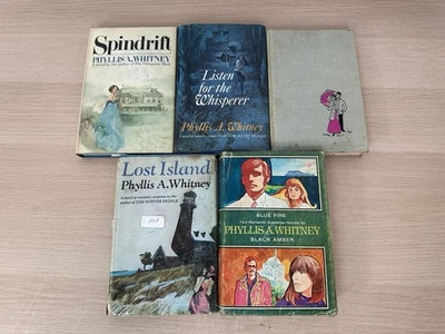 Lot Of 5 Vintage Phyllis A. Whitney Hardcover HC Books: Lost Island, Spindrift - Image 1 of 4
