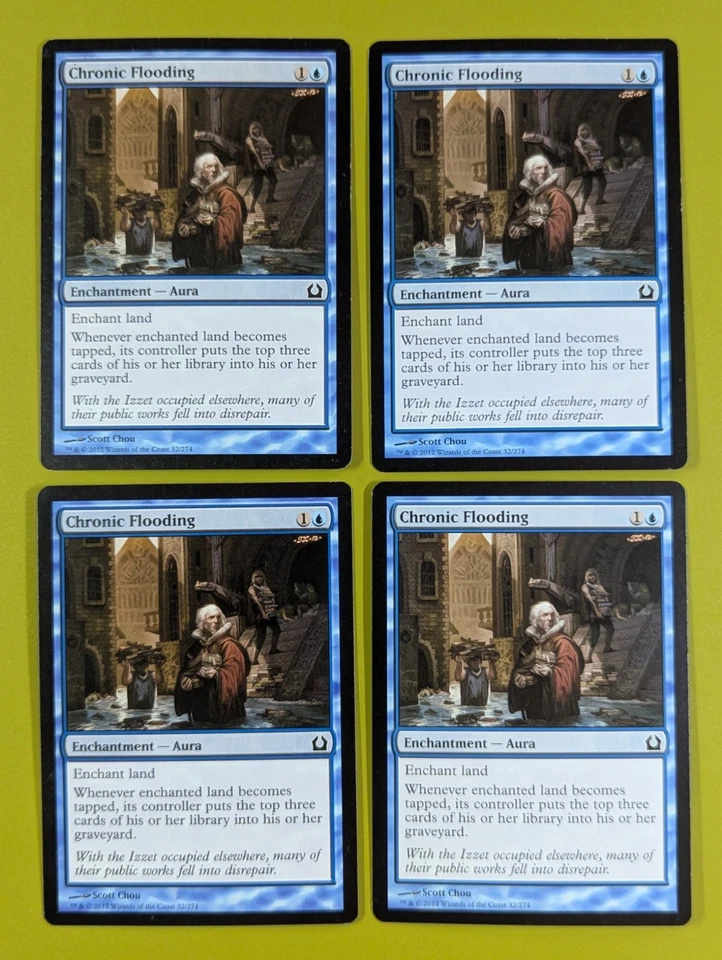 Chronic Flooding x4 Return to Ravnica 4x Playset Magic the Gathering MTG - Image 1 of 1