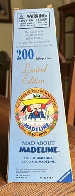 Vintage Ravensburger MADELINE Eiffel Tower Puzzle - COMPLETE  RARE - Image 1 of 4