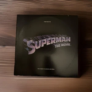 SUPERMAN THE MOVIE ORIGINAL SOUNDTRACK 2-LP SET VG+ VINYL RECORD GATEFOLD WARNER - Picture 1 of 11