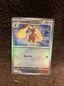 Pokemon TCG Lopunny 084/131 Prismatic Evolutions Poke Ball Pattern Reverse Holo - Picture 1 of 2