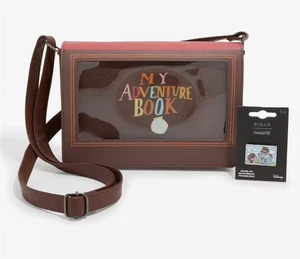 Loungefly Disney Pixar Up Adventure Book Pin Display Crossbody Bag NEW SEALED - Picture 1 of 8