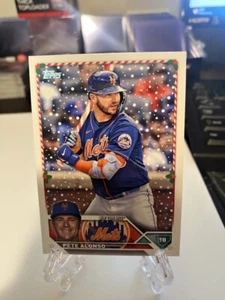 Pete Alonso 2023 Topps Holiday SP New York Mets - Picture 1 of 2