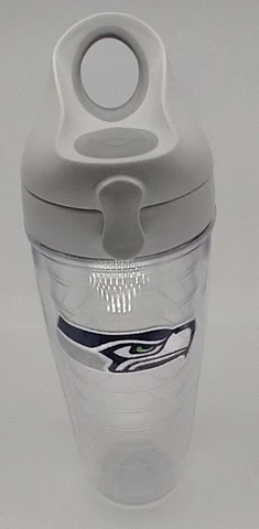 SEATTLE SEAHAWKS, 24oz DOUBLE WALL, WATER BOTTLE FROM TERVIS Cover