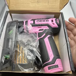 DEKO 8V Cordless Drill Set, Power Drill MISSING CHARGING CABLE AND BIT EXTENDER - Picture 1 of 3
