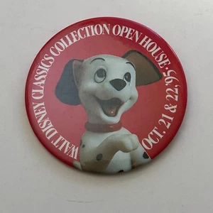 Pinback Button 1995 Walt Disney Classic Collection Open House 101 Dalmatiner - Bild 1 von 9