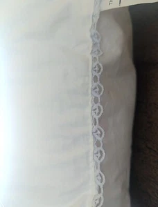 EILEEN WEST CLASSICS STD BED PILLOW, EMBROIDERED EDGE, COTTON COVER, POLYESTER F - Picture 1 of 11