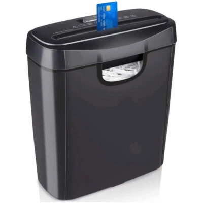 Distruggi Documenti Trita Carte Elettrico Scrivania Fogli A4 Carte Credito 10Lt - Immagine 1 di 4