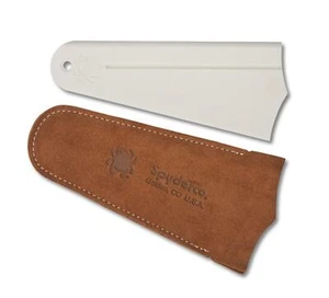 Spyderco Golden Stone Sharpener FINE Grit White Ceramic 308F - Picture 1 of 3