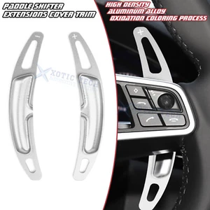 For Porsche 718 Cayman Cayenne Silver Add-on Shift Paddle Extension Cover Kit - Picture 1 of 10