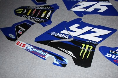 YAMAHA YZ125-YZ250 2015-21  SPEC MX GRAPHICS KIT STICKER KIT DECALS BUBBLE FLO - image 1 of 4