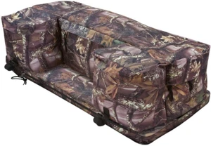 ATV Storage Back Seat Rest Mount 4 Wheeler Cargo Camo Padded Zipper Bag Durable - Picture 1 of 4