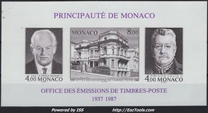 MONACO BLOC ET FEUILLET N° 39a NEUF ** SANS CHARNIERE - Picture 1 of 2