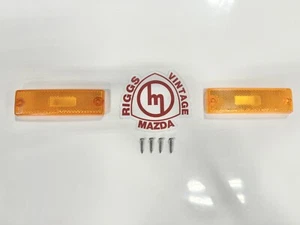 Mazda Rx7 FB S2 S3 1981 - 1985 Front Side Fender Guard Marker Lens Set - Bild 1 von 4
