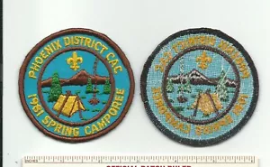 BU SCOUT BSA 1981 CHICAGO AREA COUNCIL PHOENIX DISTRICT FRÜHLING CAMPOREE FUSIONIERT! - Bild 1 von 1