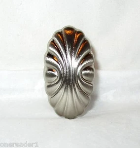 AMEROCK Sterling Nickel Natural Elegance OVAL KNOB Pulls Handles Hardware - Picture 1 of 4