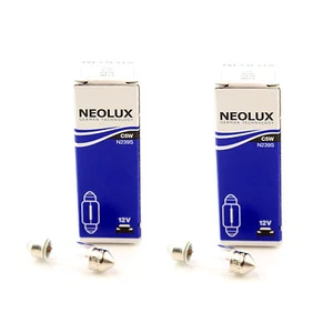 2x Standard Halogen Neolux Rear Number / Licence Plate Light Bulbs Pair