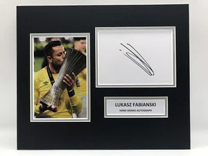 RARE Lukasz Fabianski West Ham United Signed Photo Display + COA 2023 EUROPA - Picture 1 of 3