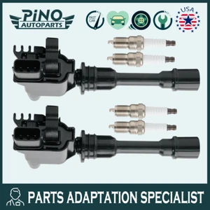 2 bobinas de encendido + 4 bujías UF407 para 01-03 Mazda Protege 02-03 Protege5 2,0 L - Imagen 1 de 10