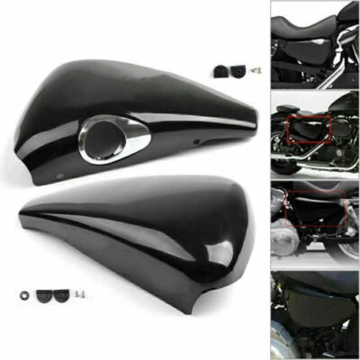 1200 Side Battery Iron XL T4 For 883 L&R Cover 1 pair 14-2018/A5 Sportster #3 Foto 1 de 4