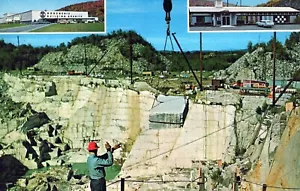 Postal multivista de cantera de granito Barre Vermont Rock of Ages - Imagen 1 de 2