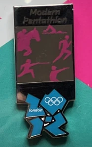 Insignia prendedor olímpico de pentatlón moderno ~ Juegos de Londres 2012 ~ pictograma - Imagen 1 de 6