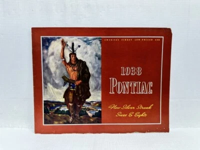 1938 Pontiac 6 & 8 ORIGINAL DeLuxe Full Color Sales Brochure - Image 1 of 4