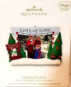 Hallmark Keepsake Christmas Ornament 2012~ Sending You Love ~ Rcordable Message - Picture 1 of 3