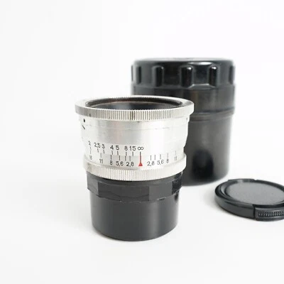 KMZ Jupiter 12 35mm F/2.8 LTM L39 red P 1959 year - Bild 1 von 4