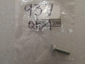 Genuine Harley Hex Head Chrome Screw P/N: 937 - Picture 1 of 1