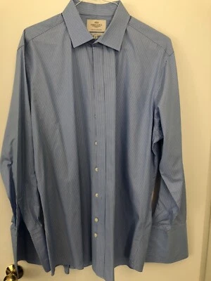 Camisa Hawes & Curtis of Jermyn Street 18/36 St James Calce Ajustado Puño Francés Usada en Excelente Condición Foto 1 de 4