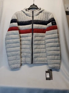TOMMY HILFIER XL MEN WATER&WIND RESISTANCE ULTRA LOFT FI LIGHT WEIGHT COLOR ICE  - Picture 1 of 7