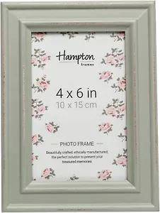 Paloma Sage 4 x 6 Picture Frames - Contemporary Styled Distressed Wood Finish - Picture 1 of 1