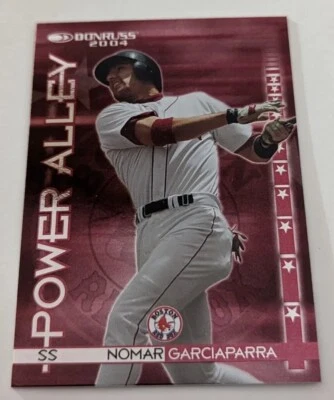 2004 Donruss Power Alley Red Red Sox Baseball Card #6 Nomar Garciaparra #D /2500 - Image 1 of 2