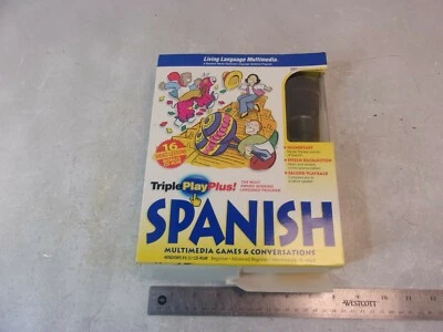 TRIPLE PLAY PLUS SPANISH LANGUAGE SERIES SPANISH LEARNING SYSTEM COMPLETE - Image 1 of 4