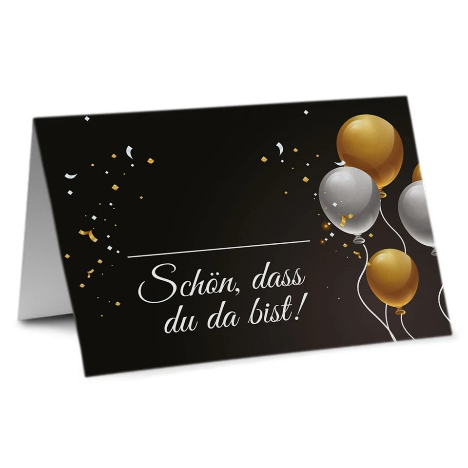 Tischkarten Hochzeit Tischdeko Platzkarten Taufe Namenskarten Geburtstag 50 St - Bild 1 von 4