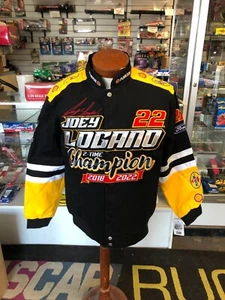Joey Logano Pennzoil 2X 2018 2022 Champion Cotton Twill Jacket NWT JH Design - Picture 1 of 13
