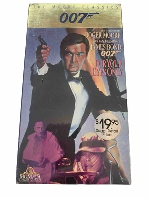 James Bond 007 For Your Eyes Only VHS Roger Moore New Factory Sealed - Image 1 of 4