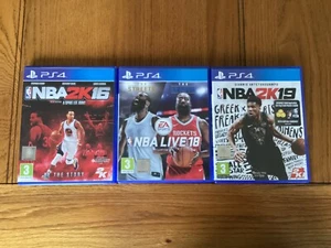 Konvolut NBA 2K16, NBA 2K18, NBA 2K19 PS4 alle 3 Spiele zum 1 Preis, neuwertig - Bild 1 von 3