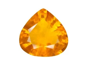 PIEDRA PRECIOSA DE BERILO NATURAL (HELIODOR) 14,80 QUILATES Y 17,9 X 17,8 X 9,4 MM _ FORMA DE PERA - Imagen 1 de 3