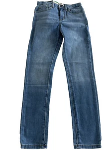 Levi’s Youth 720 High Rise Super Skinny Light Wash Jeans Adjustable Size 8 - Picture 1 of 6