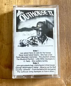OUTHOUSE II by JOE PERHAM COMEDY BETHEL MAINE OOP CASSETTE TAPE RATED R SCARCE - Picture 1 of 3