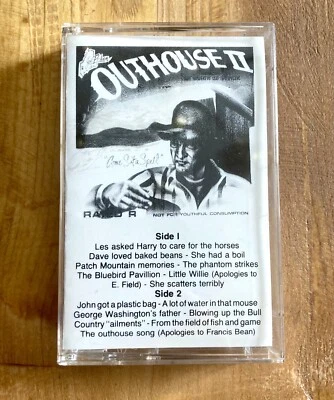 OUTHOUSE II by JOE PERHAM COMEDY BETHEL MAINE OOP CASSETTE TAPE RATED R SCARCE - Image 1 of 3