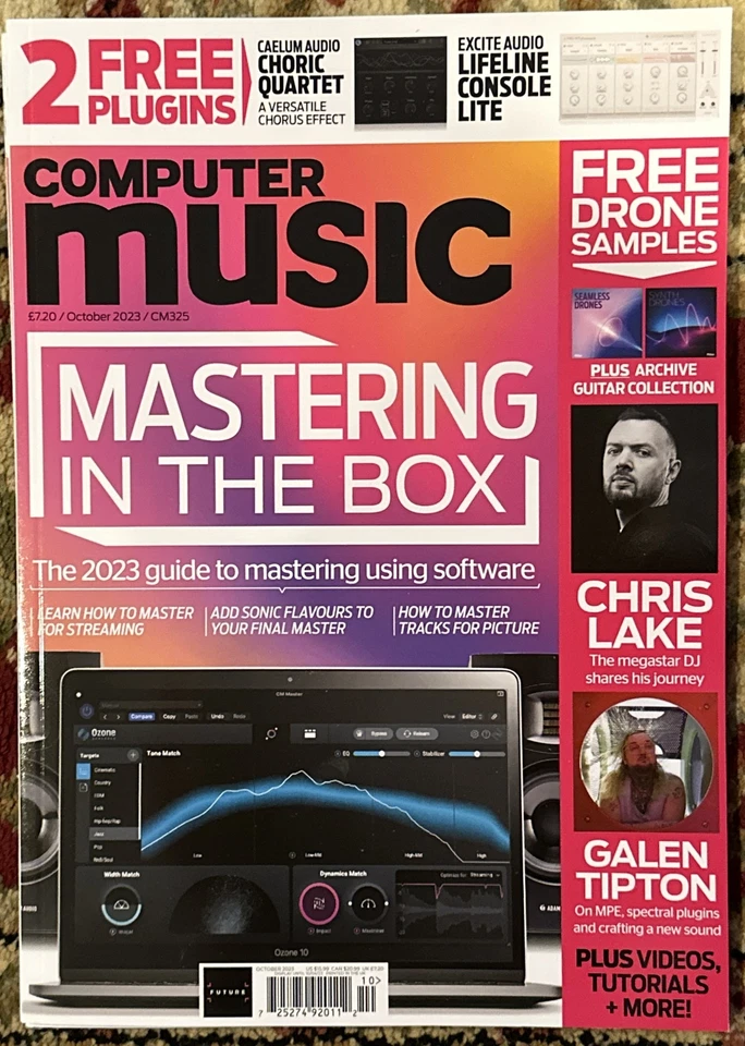 COMPUTER MUSIC MAGAZINE ISSUE 325 October 2023 Mastering In The Box - Image 1 of 1