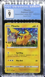 Red Dot Error 2021 GENERAL MILLS 25. JAHRSTAG PIKACHU HOLO CGC 9 - Bild 1 von 5