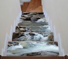 3D Nature Creek E042 Stair Risers Decoration Photo Mural Vinyl Decal Wallpaper E
