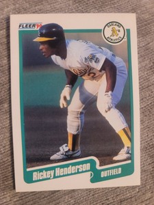 1990 Fleer - #10 Rickey Henderson