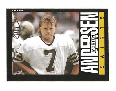 1985 Topps #101 Morten Andersen - Image 1 of 2