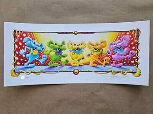 "High Stepping" Poster AJ Masthay Grateful Dead & Company Jerry Bears Sphere S/N - Picture 1 of 1